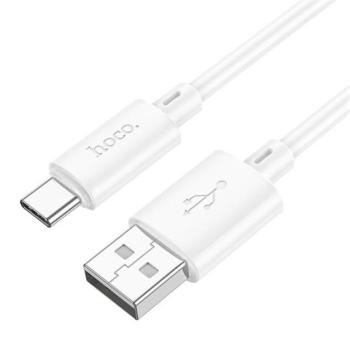 Hoco X88 USB / USB-C töltő- és adatkábel, 3A, 1m, fehér kép