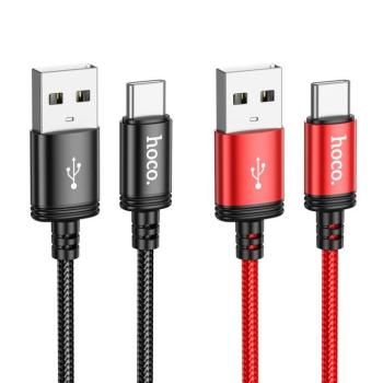Hoco X89 USB-A - Type-C kábel 3A 100cm - fekete kép