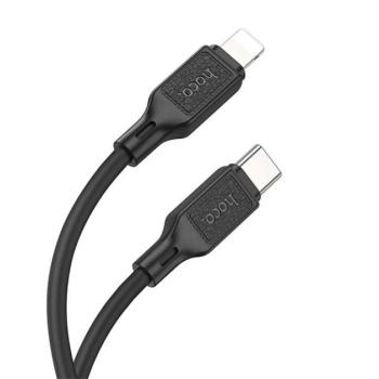 HOCO X90 adatkábel (Type-C - lightning, 20W, PD gyorstöltő, 100cm) FEKETE Apple IPAD, IPAD 2, IPAD (3rd Generation) kép