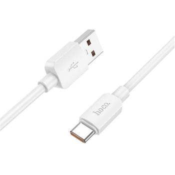 Hoco X96 USB / USB-C töltő- és adatkábel, 100W, 1m, fehér kép