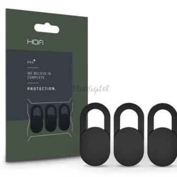 HOFI webkamera privát takaró/borító mobiltelefon, tablet, laptop készülékhez - HOFI Slim Pro+ - 3 db/csomag - fekete kép