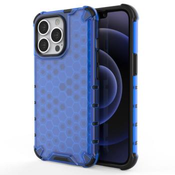 Honeycomb tok Armor tok TPU Bumper iPhone 13 Pro Blue kép
