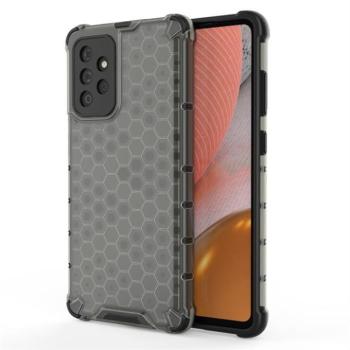 Honeycomb tok páncél telefontok TPU Bumper Samsung Galaxy A72 4G fekete kép