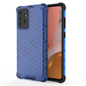 Honeycomb tok páncél telefontok TPU Bumper Samsung Galaxy A72 4G kék kép