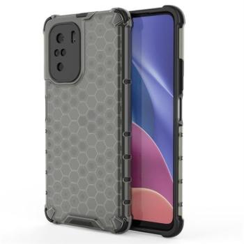 Honeycomb tok Páncél telefontok TPU Bumper Xiaomi redmi K40 Pro + / K40 Pro / K40 / Poco F3 fekete kép