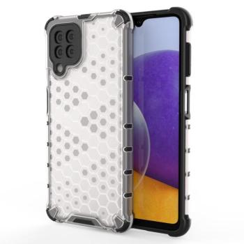 Honeycomb tok Páncéltelefontok a TPU Bumper Samsung Galaxy A22 4G átlátszóságához kép