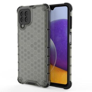 Honeycomb tok Páncéltelefontok a TPU Bumper Samsung Galaxy A22 4G fekete kép