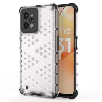 Honeycomb tok ütésálló borítás gél Realme C31 átlátszó kép