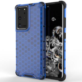 Honeycomb tok ütésálló géltok Samsung Galaxy S22 Ultra Blue kép