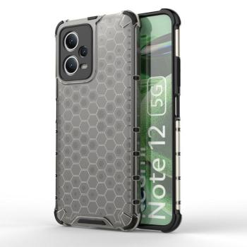 Honeycomb tok Xiaomi Redmi Note 12 5G / Poco X5 5G Armor hibrid tok fekete kép