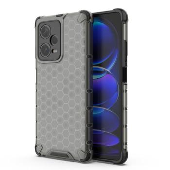 Honeycomb tok Xiaomi Redmi Note 12 Pro+ Armor hibrid tok fekete kép
