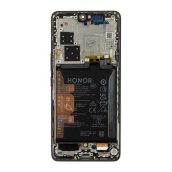 Honor 200 Pro gyári LCD kijelző kerettel, fekete (Service Pack) kép