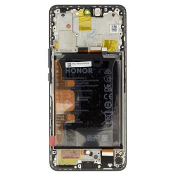 Honor Magic6 Lite gyári LCD kijelző kerettel, fekete (Service Pack) kép