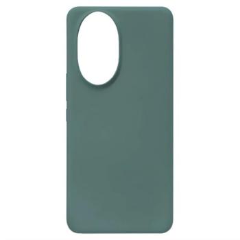 HONOR szilikon telefonvédő (matt, mikrofiber plüss karcolásmentesítő belső, prémium) ZÖLD Honor 200 kép
