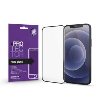 Honor X7a Xprotector Nano Glass kijelzővédő fólia fekete kerettel kép