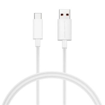 HUAWEI adatkábel és töltő (USB - Type-C, 8A, gyorstöltés támogatás, 100cm) FEHÉR Asus Zenfone 3 5.5 (ZE552KL), Honor 8, Sony Xperia X Compact (F5321), Sony Xperia XZ (F8331), LG V20 (H990), H kép
