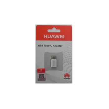 Huawei AP52 microUSB-A - USB-C adapter, fehér, ECO csomagolásban kép