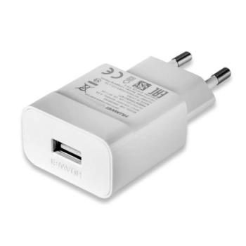 HUAWEI hálózati töltő USB aljzat (5V / 2000mA, 10W, gyorstöltés támogatás) FEHÉR Apple iPhone 7 4.7, CAT S60, Apple iPhone 7 Plus 5.5, Evolveo Strongphone Q5, Vodafone Smart turbo 7 (VFD500), kép