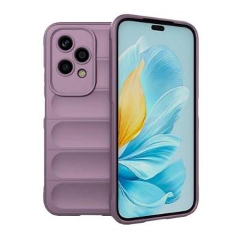 Huawei Honor 200 Lite, Szilikon tok, közepesen ütésálló, 3D minta, lila kép