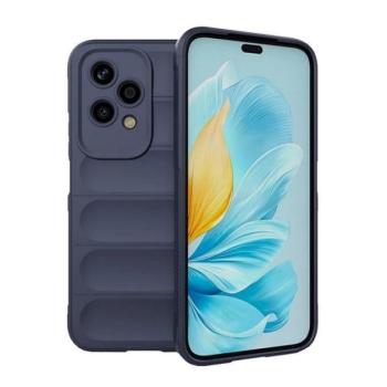 Huawei Honor 200 Lite, Szilikon tok, közepesen ütésálló, 3D minta, sötétkék kép