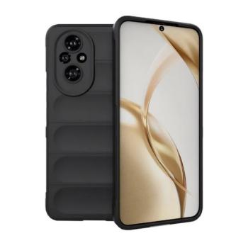 Huawei Honor 200, Szilikon tok, közepesen ütésálló, 3D minta, fekete kép