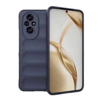 Huawei Honor 200, Szilikon tok, közepesen ütésálló, 3D minta, sötétkék kép