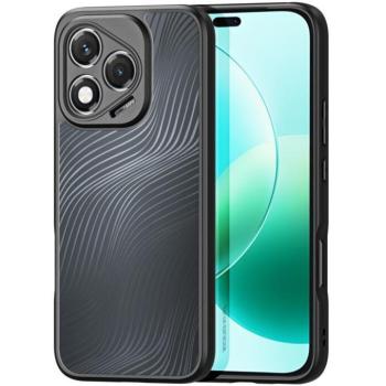 Huawei Honor 400 Lite, Műanyag hátlap védőtok + szilikon keret, hullám minta, Dux Ducis Aimo, áttetsző/fekete kép