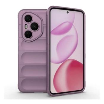 Huawei Honor 400 Pro (Global), Szilikon tok, közepesen ütésálló, 3D minta, lila kép