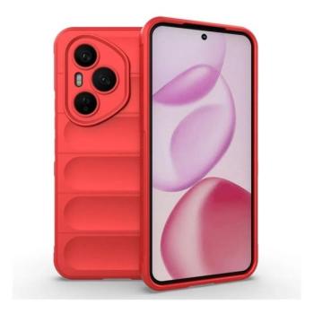 Huawei Honor 400 Pro (Global), Szilikon tok, közepesen ütésálló, 3D minta, piros kép