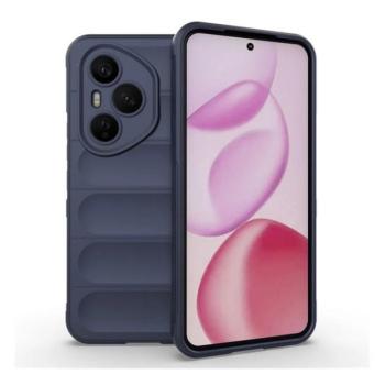 Huawei Honor 400 Pro (Global), Szilikon tok, közepesen ütésálló, 3D minta, sötétkék kép