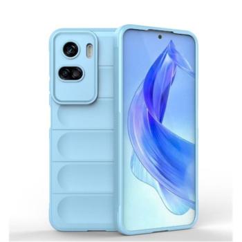 Huawei Honor 90 Lite, Szilikon tok, közepesen ütésálló, 3D minta, világoskék kép