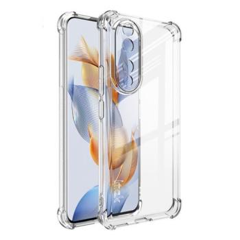 Huawei Honor 90, Szilikon tok, közepesen ütésálló, légpárnás sarok, IMAK, átlátszó kép