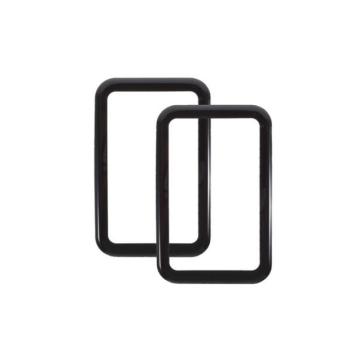 Huawei Honor Watch ES, Kijelzővédő fólia, ütésálló fólia (az íves részre nem hajlik rá!), Tempered Glass (edzett üveg), fekete, 2 db / csomag kép