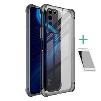 Huawei Honor X10 5G, Szilikon tok, közepesen ütésálló, légpárnás sarok, IMAK, füst kép