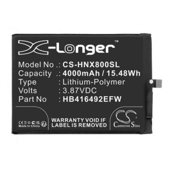 Huawei Honor X8 4G / X30i, Akkumulátor, 4000 mAh, Li-Polymer, Cameron Sino, kompatibilis kép