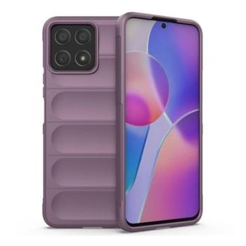 Huawei Honor X8 4G / X30i / Play 6T Pro, Szilikon tok, közepesen ütésálló, 3D minta, lila kép