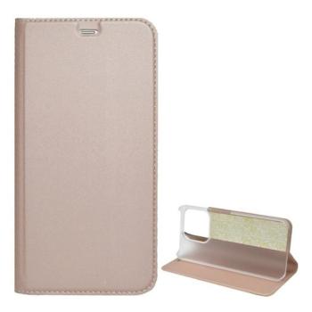 Huawei Honor X8a, Oldalra nyíló tok, stand, vörösarany kép