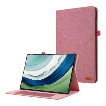 Huawei MatePad Pro (12.2) (2024), mappa tok, stand, textil hatás, rózsaszín kép