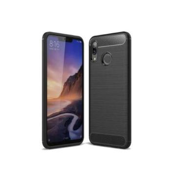 Huawei Nova 3 szilikon tok, fekete, Carbon fiber kép