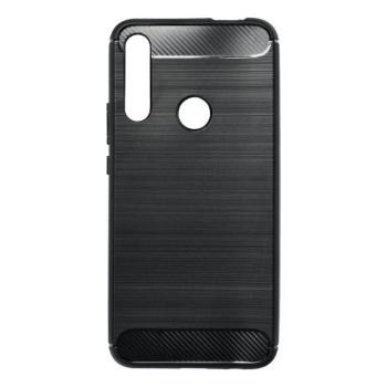 Huawei P Smart Z / Y9 Prime 2019 / Honor 9X szilikon tok, fekete, Carbon fiber kép
