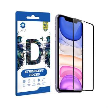 Huawei P20 Lite 2019/P40 Lite Lito D+ 2.5D Full Üvegfólia - Fekete kép