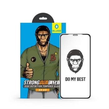 Huawei P40 Lite E/Honor 9C/Honor 30S Blueo High Definion 2.5D Full Üvegfólia - Fekete kép