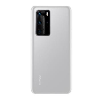 Huawei P40 Pro, Műanyag hátlap védőtok, gumírozott, áttetsző kép