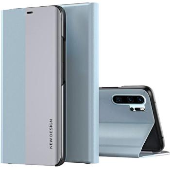 Huawei P40 Pro, Oldalra nyíló tok, stand, Wooze Silver Line, világoskék kép