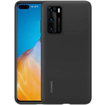 Huawei P40, Szilikon tok, fekete, gyári kép