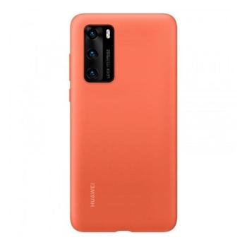 Huawei P40, Szilikon tok, narancs, gyári kép