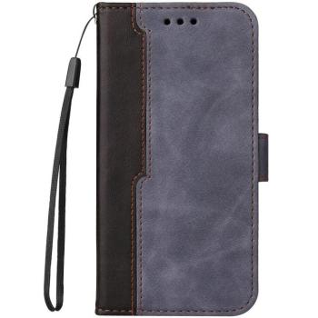 Huawei P60 / P60 Pro, Oldalra nyíló tok, stand, kártyatartóval, kézpánttal, Wooze Colour Wallet, szürke kép