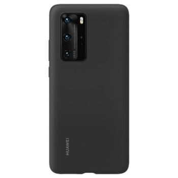HUAWEI szilikon telefonvédő FEKETE Huawei P40 Pro 5G kép