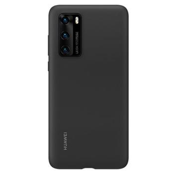 HUAWEI szilikon telefonvédő FEKETE Huawei P40 kép
