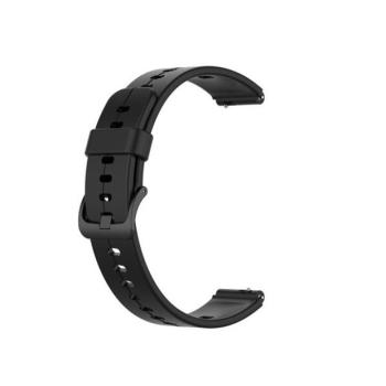 Huawei TalkBand B3 / TalkBand B6, szilikon pótszíj, állítható, fekete kép
